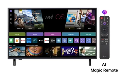 Телевизор LG 43QNED82A3B 43" 4K UHD QNED HDR Smart, Alpha 7 AI Processor, webOS 25 ThinQ