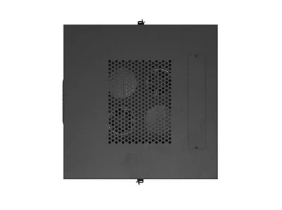 Lanberg Rack Cabinet 19" Free-Standing 22U/600X600 (FlAT Pack) With Glass Door LCD Black V2