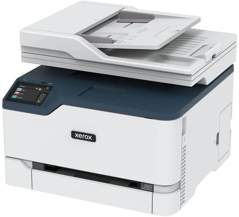 Xerox C235 A4 multifunction printer 22ppm. Duplex, network, wifi, USB, 2.4" colour touch screen, 250 sheet paper tray