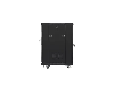 Lanberg rack cabinet 19" free-standing 15U/600x600 (flat pack) black