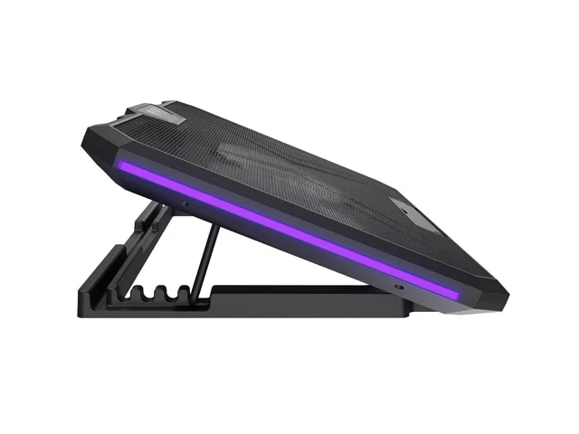 Охладителна стойка за лаптоп Fury Gunbai G3 14.1"-17.3", 2 вентилатора, RGB LED, 2 USB