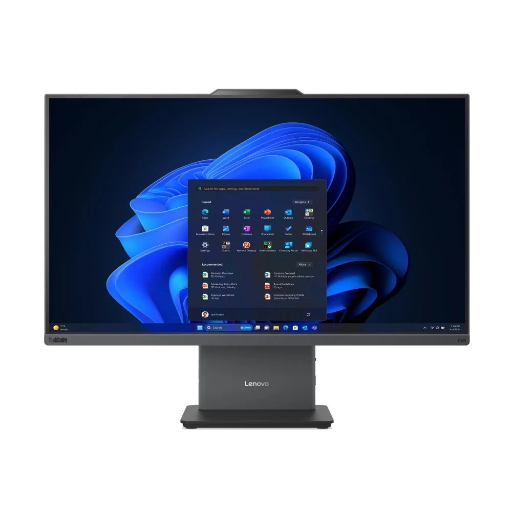 Настолен компютър Lenovo – ThinkCentre neo 50a 27 G6, Intel Core Ultra 5 226V, 16GB RAM, 512GB SSD, 27" FHD IPS, Free DOS