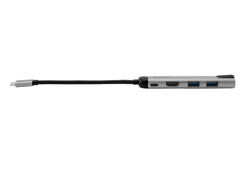 Verbatim USB-C Multiport Hub USB 3.1 Gen1/USB 3.0 x2/HDMI/RJ45