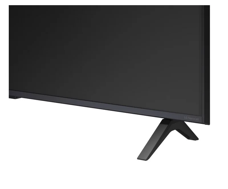 LG 43NANO80A3B, 43" 4K HDR Smart Nano Cell TV, 3840x2160, DVB-T2/C/S2, AI Alpha 7, HDR 10 PRO, webOS 25, ThinQ AI, VRR, ALLM, HGiG, WiFi, Clear Voice, AI Upscaling, Bluetooth, Hdmi e-ARC , CI, LAN, AirPlay2, Chromecast, 2 Pole stand, Black