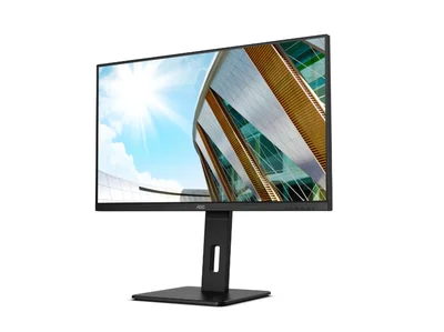 AOC U32P2, 31.5" VA WLED, 3840x2160@60Hz, 4ms GtG, 350cd m/2, 3000:1, 50M:1 DCR, Adaptive Sync, FlickerFree, Low Blue Light, 3Wx2, Tilt, Height Adjust, Pivot, Swivel, 2xHDMI, DP, USB hub