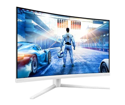 Монитор Philips 32M2C5501/00 32" извит VA QHD 180Hz HDR10 Adaptive-Sync бял
