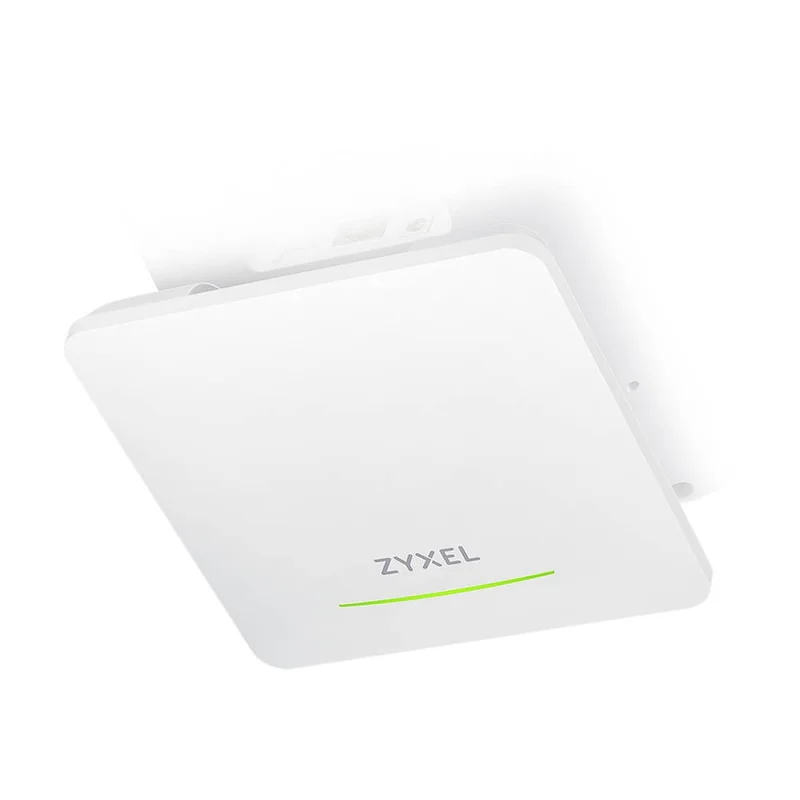 ZyXEL NWA50BEPRO, BE6500, (2.4GHz: 2x2:2, 5GHz or 6GHz: 2x2:2) MU-MIMO, Dual Radio 2.4 and 5 or 6GHz, 1 x 2.5G LAN Ports, PoE+ (802.3at), Standalone/Nebula Cloud Including Power Adapter