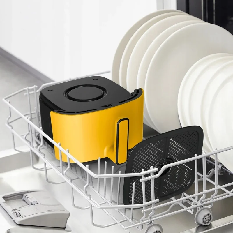 Фритюрник с горещ въздух Tefal – EY2452E0, 5.0L, жълт