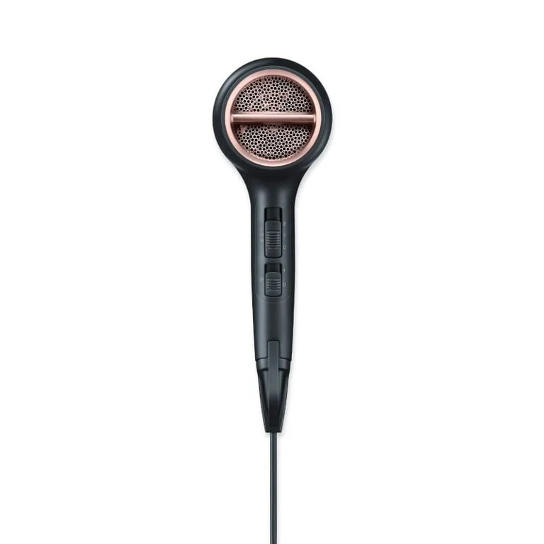 Сешоар Beurer HC 80, 2200 W, тройна йонизираща функция, професионален AC мотор, 2 приставки, 3 температурни степени, 2 скорости, студен въздух, защита от прегряване