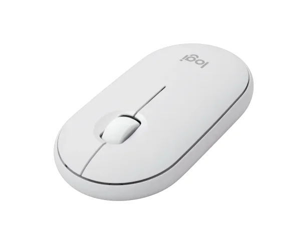 LOGITECH M350S Pebble 2 Bluetooth Mouse - TONAL WHITE