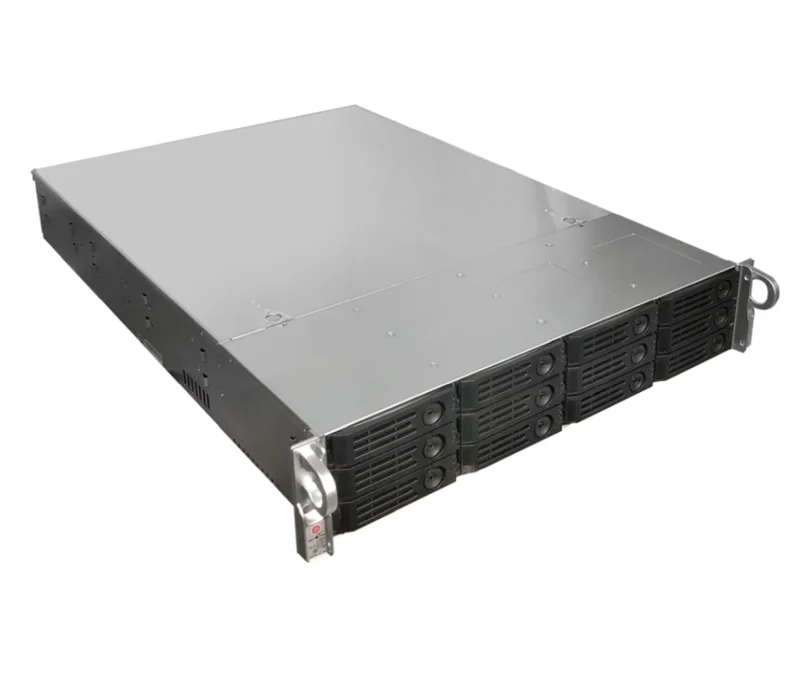 Asustor AX7012R Xpanstor 12Rl, 12 Bay Rackmount NAS Storage Capacity Expander, 12 x SAS3 12Gb/s; SATA3 6Gb/s; 3.5" HDD, Redundan 650W, Rail, Black