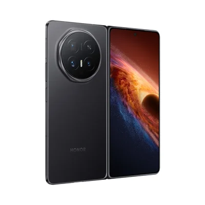Honor Magic V6 Foldable, Black, Phenom-N49D,  6.52", unfolded 7.95", OLED 2420x1080, unfolded 2352x2172, Snapdragon 8 Elite Gen 5, (2x4.6GHz +6x3.6GHz), 16GB, 512GB, 64+50+50MP/20+20MP, Li-Po 6 660mAh, FPT, BT, USB Type-C, Android 16, MagicOS 10