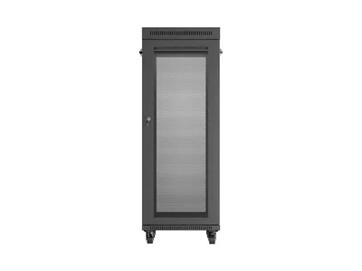 Lanberg rack cabinet 19" free-standing 32U/600X800 (FLAT PACK) with mesh door LCD black