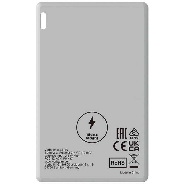 Тракер Verbatim MYFCR-02BS My Finder Card Bluetooth 5.1, 2 броя, Black/Silver