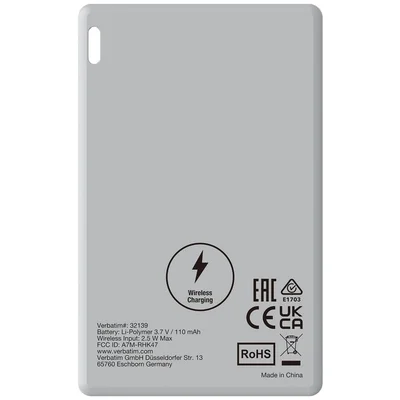Тракер Verbatim MYFCR-02BS My Finder Card Bluetooth 5.1, 2 броя, Black/Silver