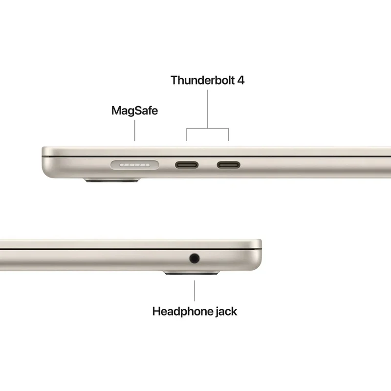 Apple MacBook Air 15.3: Apple M5 chip with 10-core CPU and 10-core GPU, 24GB, 1TB SSD - Starlight