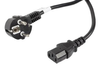 Захранващ кабел Lanberg CEE 7/7 към IEC 320 C13 10m VDE, черен