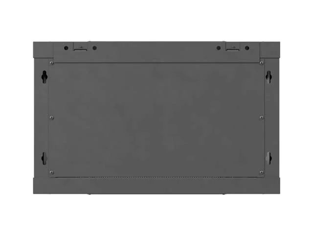 Lanberg rack cabinet 19" wall-mount 6U / 600x600 for self-assembly (flat pack), black
