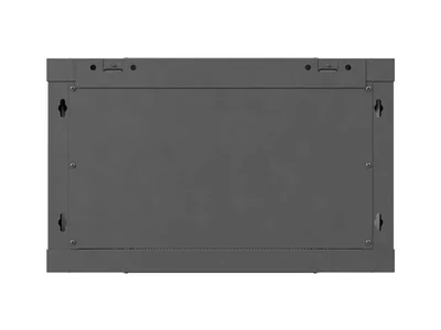 Lanberg rack cabinet 19" wall-mount 6U / 600x600 for self-assembly (flat pack), black
