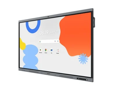 Samsung Interactive E-Board WA65FP 65" All-in-One Video Android OS 4K Digital Flipchart TOUCH 48MP Camera Wi-Fi, Black