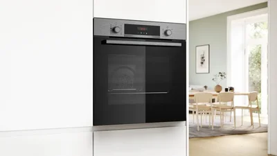 Bosch HQA574ES3 SER4, Oven A+ addSteam water bowl, Pyro+Hydro, 8 HM, AutoPilot 10, 1 lvl rail, inox