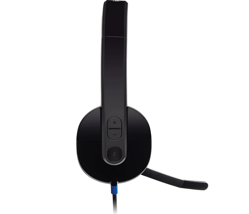 LOGITECH H540 Corded Headset - BLACK - USB