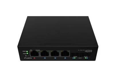 Lanberg Switch Light Industrial POE 1 x BT 3 x AT 2 x SFP DIN Unmanagment Gigabit Ethernet