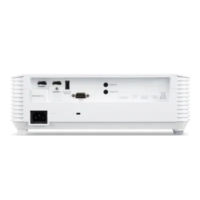 Acer Projector H6546Ki, DLP, FHD (1920x1080), 5200 ANSI Lumens, 17 000:1, 1.1x, 3D ready, 24/7 operation, HDMI 2x1.4, DC Out (5V/1.5A, USB-A), RS232, Audio in/out, WiFi (kit incl.), Speaker 3W, Bag, 2.95Kg, 2Y, White