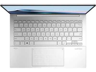 Лаптоп ASUS Zenbook UX3405CA-ST787X, 14" OLED 2880x1800 120Hz, Intel Core Ultra 9 285H, 32GB RAM, 1TB SSD, Windows 11 Pro, Silver