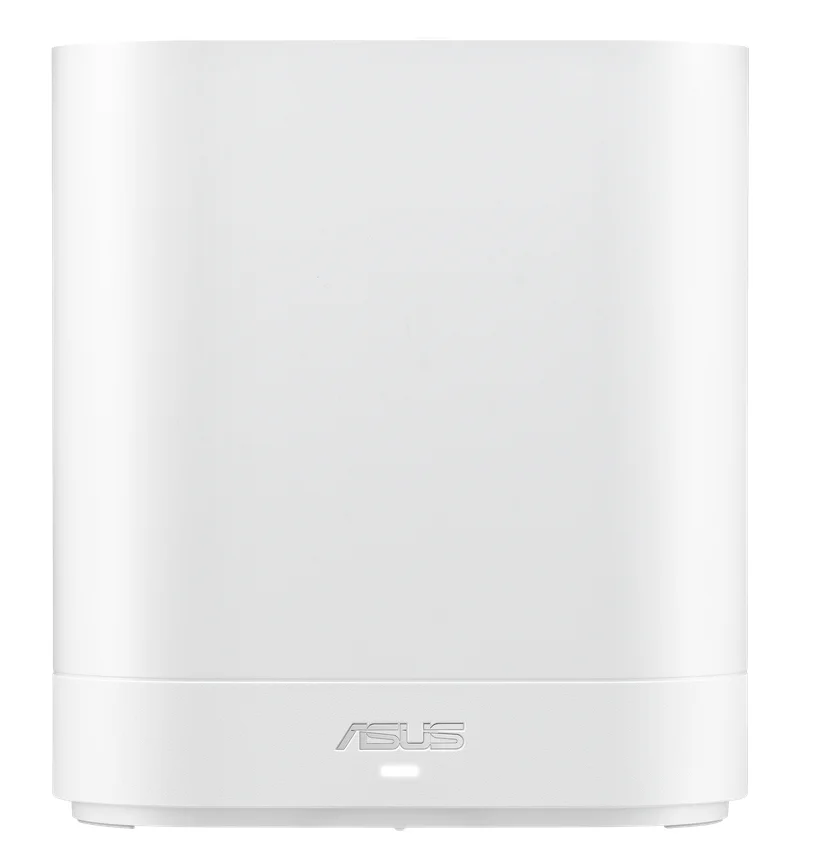 Asus Business Mesh WiFi system, ExpertWiFi EBM68 1PK, AX7800, Tri-Band, Quad-Core 1.7GHz CPU, 256MB/1GB Flash/RAM, 2.5G port, OFDMA, Beamforming, 8 SSIDs, customize guest portal, Commercial-Grade Network Security & VPN, wall mounting, White