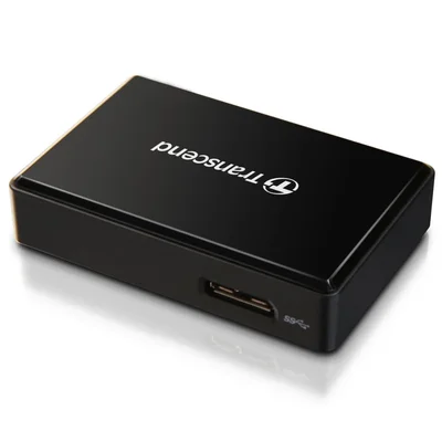 Четец за карти Transcend All-in-1, USB 3.0/3.1 Gen 1, черен