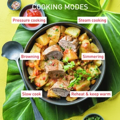 Мултикукър Tefal Cook4me Connect CY855830, 6L, 150 български рецепти, черен