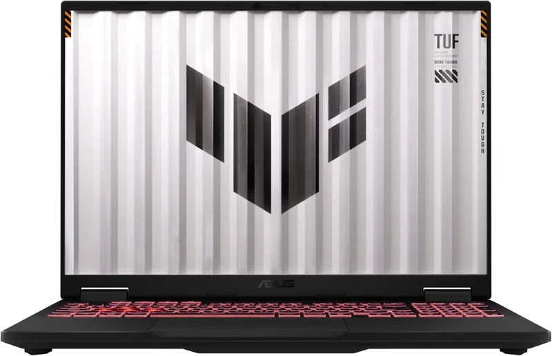 Геймърски лаптоп ASUS – TUF A16 FA608UHI-TU126, 16", WUXGA 1920x1200, AMD Ryzen 7 260, 16GB RAM, 512GB SSD, RTX 5050 8GB, 144Hz, Jaeger Grey