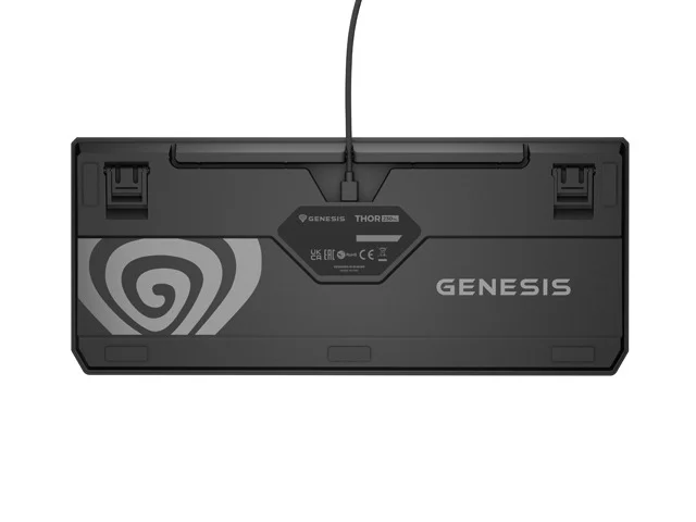 Геймърска клавиатура Genesis Thor 230 TKL RGB Outemu Brown Hot Swap, Черна