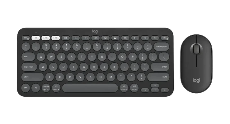 Logitech Pebble 2 Combo - TONAL GRAPHITE - US INT'L - 2.4GHZ/BT - N/A - INTNL-973 - UNIVERSAL