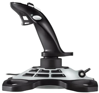 Logitech G Extreme 3D Pro Joystick, Twist Rudder Control, 12 Programmable Buttons, 8-Way Hat Switch