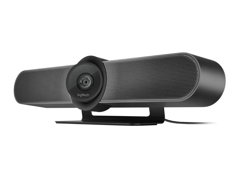 Уеб камера Logitech MeetUp Ultra HD 4K, 120° зрителен ъгъл, моторизиран пан/наклон, 5x HD зуум, вградени микрофони и говорители, черен