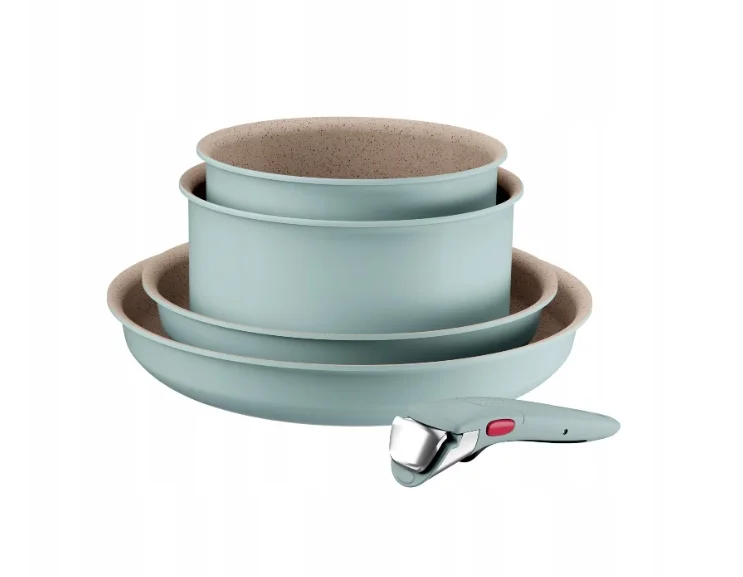 Комплект съдове за готвене Tefal – L8049502 Ingenio Harmony, 5 части, алуминий, подвижна дръжка