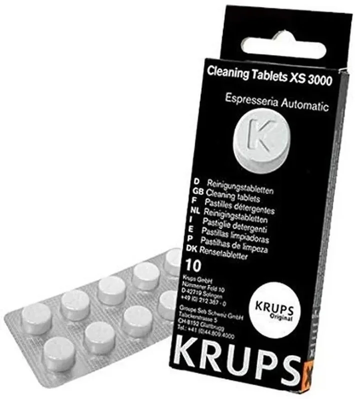 Krups XS530010 Maintenance Kit (2 Descaling Agent Packets, 10 Cleaning Tablets, 1 Filter Cartridge)