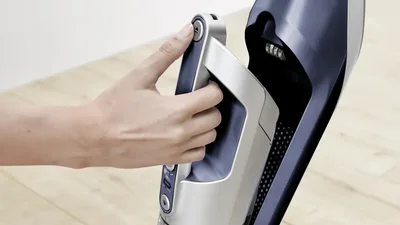 Bosch BBH3K2800, Cordless Handstick Vacuum cleaner 2 in 1 Flexxo Gen2, Serie 4, 28V, 82 dB(A), AllFloor Power Brush with LEDs, built-in accessories, Blue