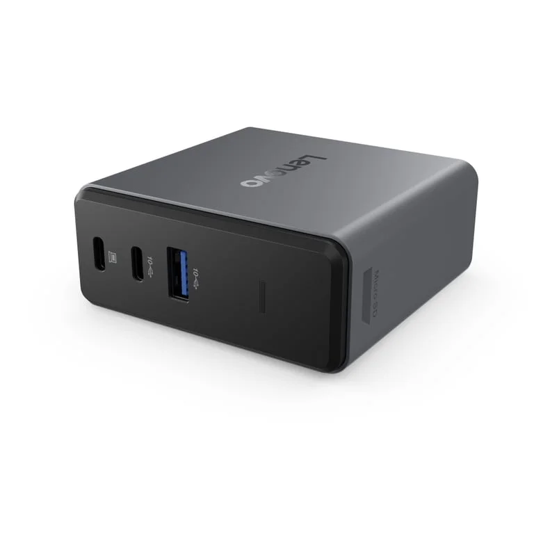 Докинг станция Lenovo GaN Powered X9 40BD0065EU с USB-C, HDMI, 60W, сив