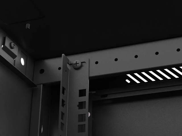 Lanberg rack cabinet 19" wall-mount 6U / 600x600 for self-assembly (flat pack), black