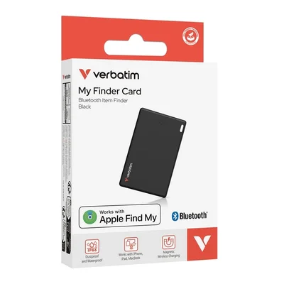 Тракер Verbatim MYFCR-01B My Finder Card Bluetooth 5.1, IP66, 1 брой, Черен