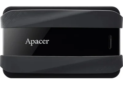 Apacer AC533, 5TB 2.5" SATA HDD USB 3.2 Portable Hard Drive Plastic / Rubber Jet black