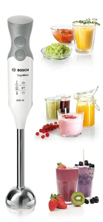 Блендер Bosch ErgoMixx MSM66110 600 W, бял/сребрист