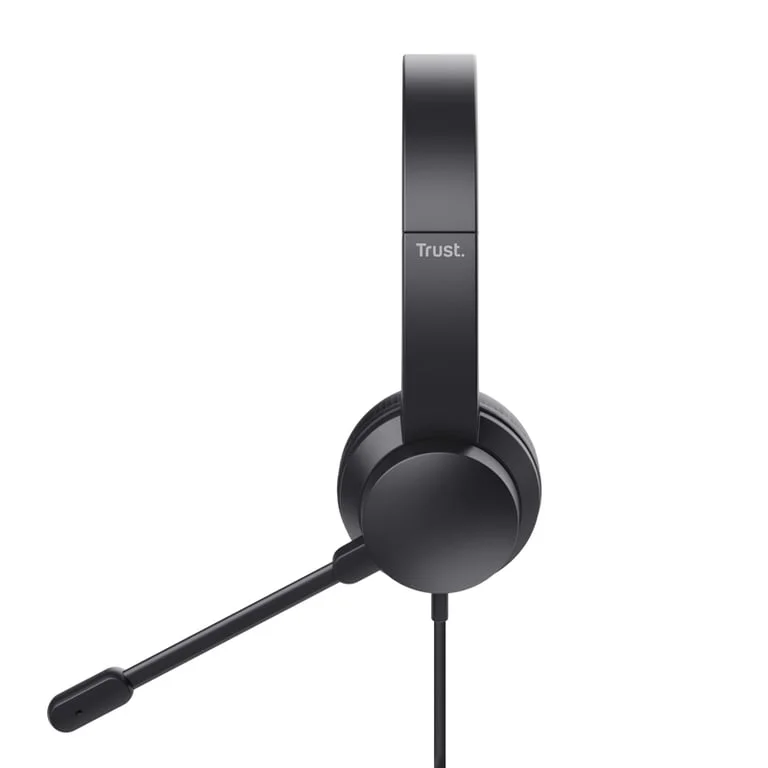 Слушалки TRUST Ayda PC, с микрофон, жични, 3.5 mm, Overhead, черни