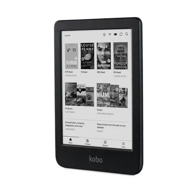 Електронен четец Kobo Clara BW 6" E Ink Carta 1300, 1448 x 1072, 16GB, ComfortLight PRO, Wi-Fi, Bluetooth, USB-C, IPX8, Черен