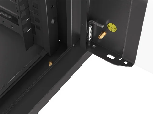 Lanberg rack cabinet 19" wall-mounted 4U 600 fast assembly (flat pack) black