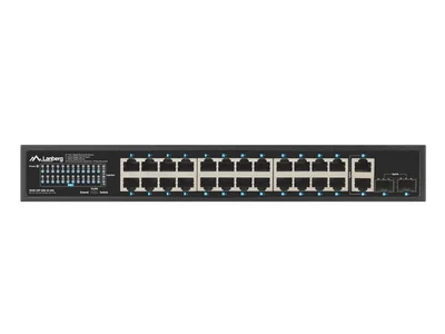 Lanberg switch 24x 1GB poe+/2x GB 2x sfp rack 19" gigabit ethernet 360w