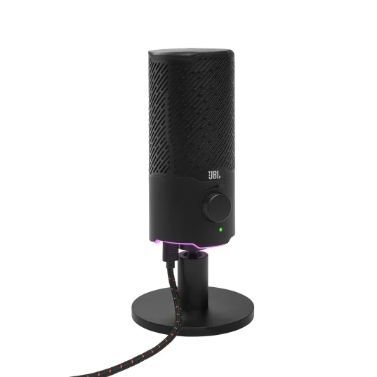 JBL QUANTUM Stream - Dual pattern premium USB microphone for streaming, recording and gaming